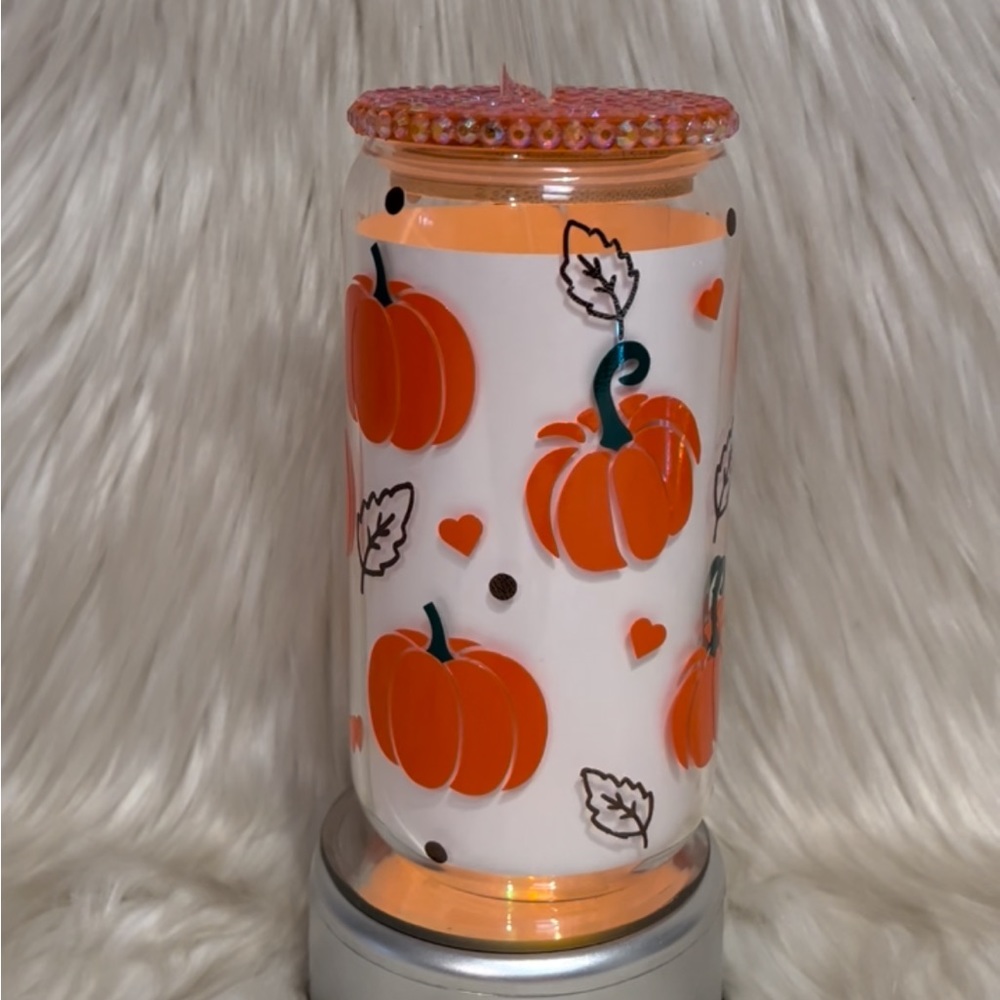 Pumpkin Glass Can 16oz